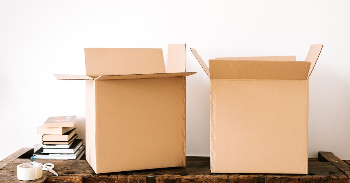 moving boxes and supplies after texas divorce ordered to sell house