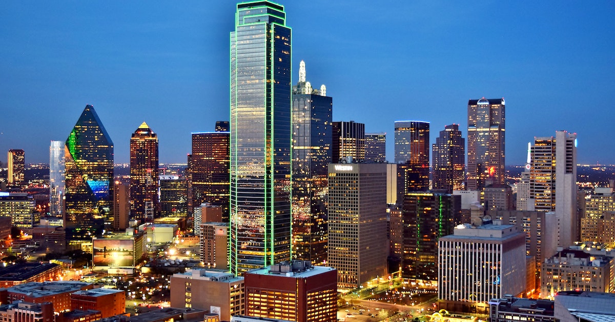 dallas skyline where the cost of living is high and divorce mediation is more expensive