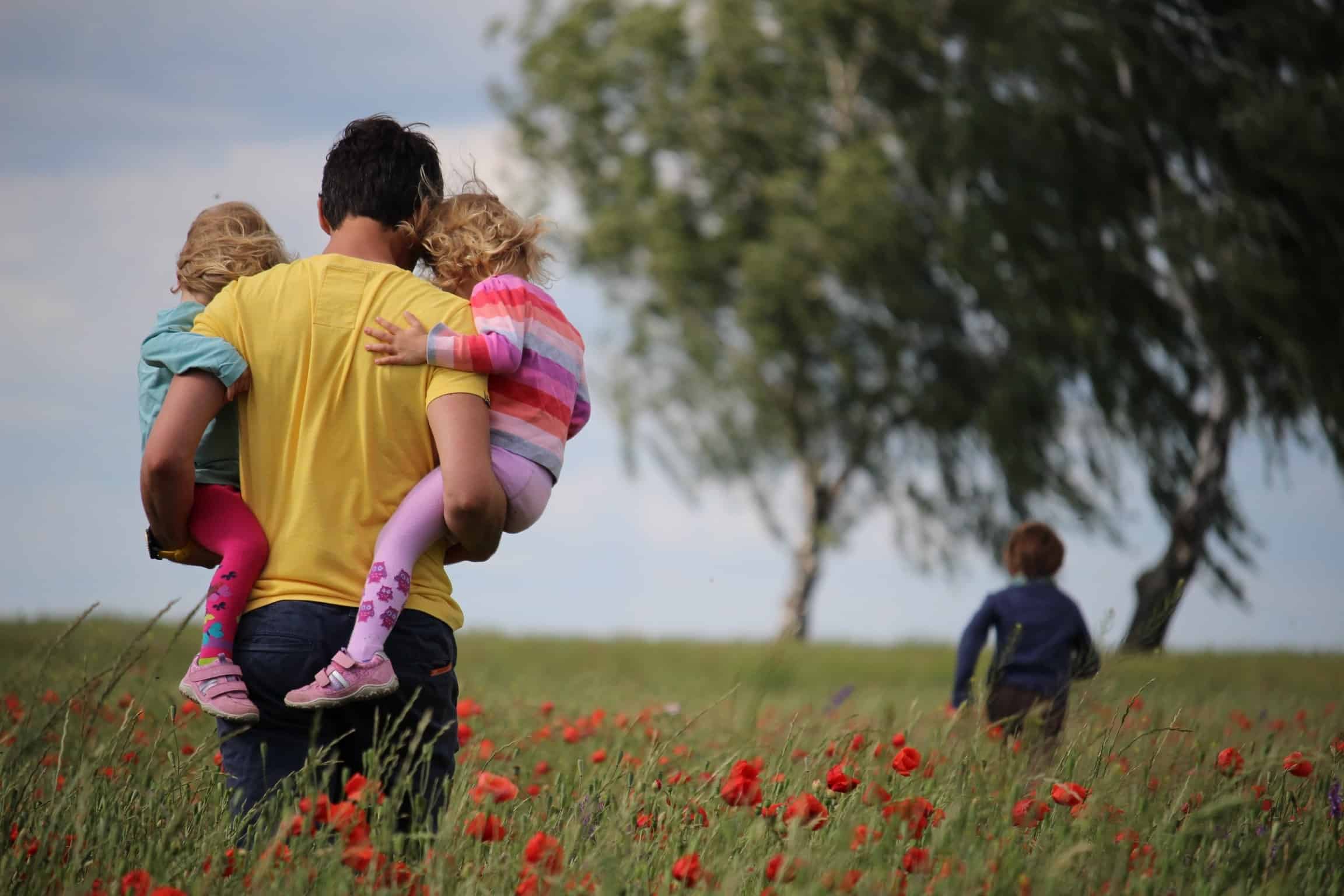 father with custody of children in texas