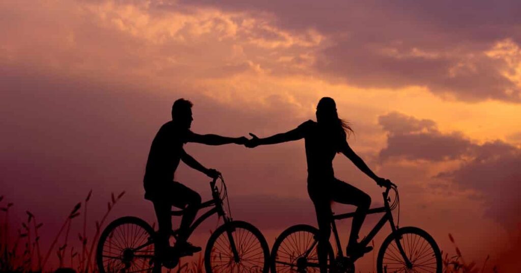 informally married couple biking(1)